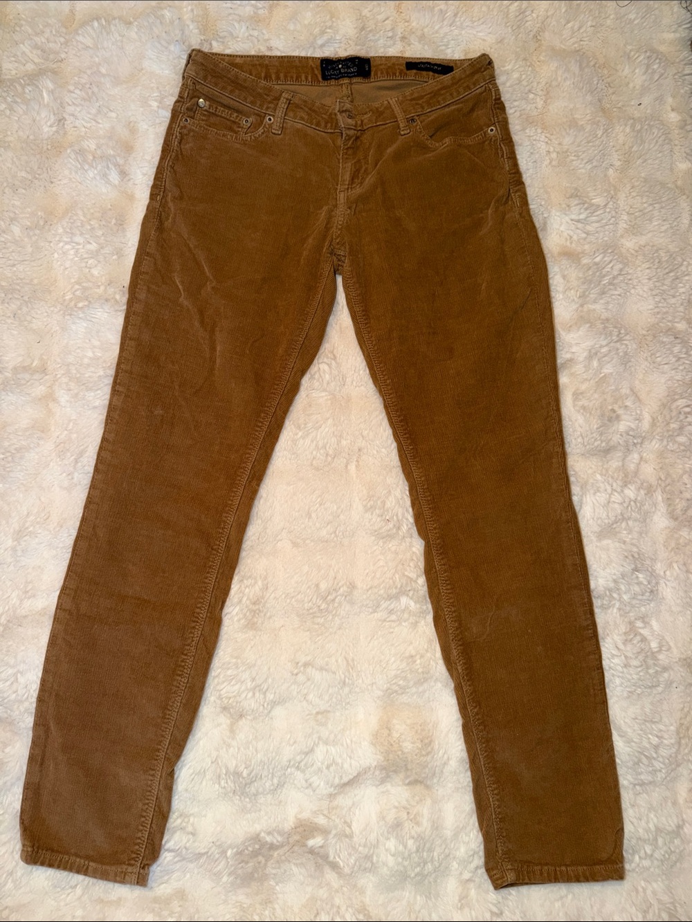 Lucky Brand Women's Skinny Corduroy Jeans - Brown